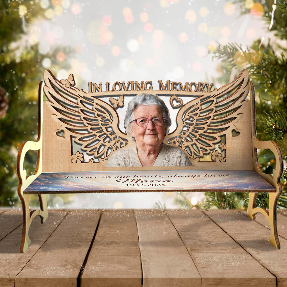 Banc commémoratif - Banc en bois commémoratif personnalisé