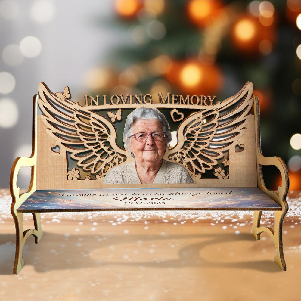 Banc commémoratif - Banc en bois commémoratif personnalisé
