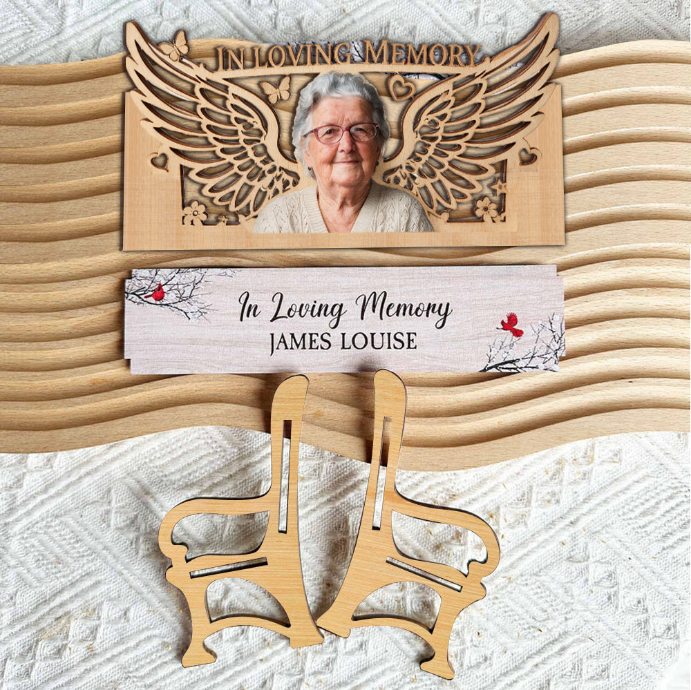 Banc commémoratif - Banc en bois commémoratif personnalisé