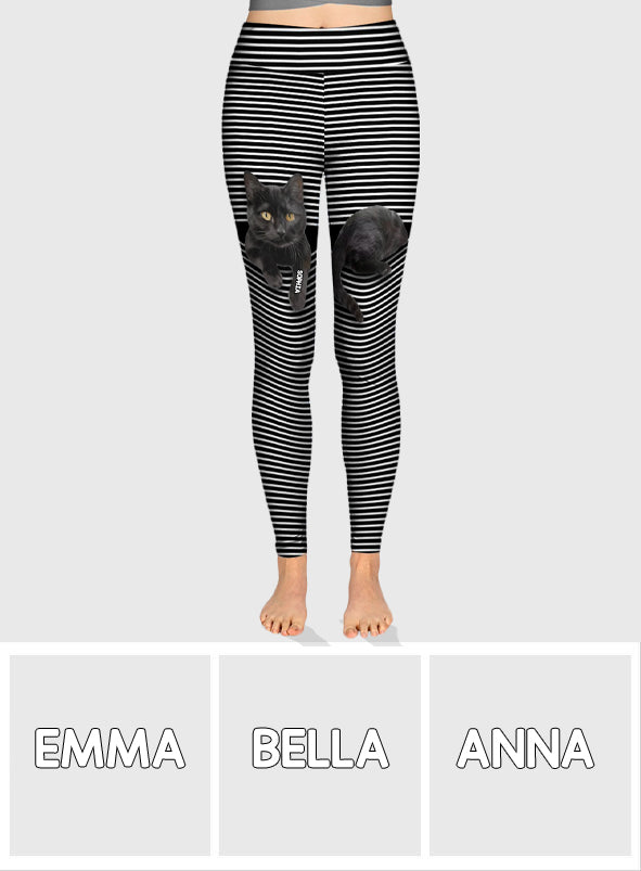 Naughty Cats - Leggings personnalisés pour chats