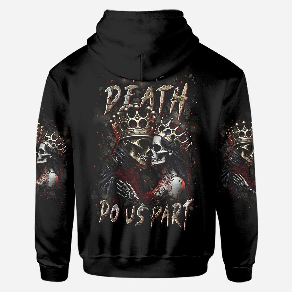 Til Death Do Us Part - Personalized Couple All Over Shirt