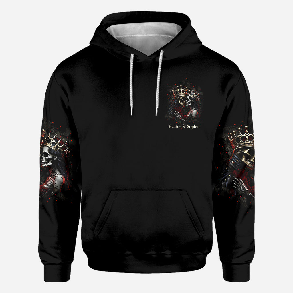 Til Death Do Us Part - Personalized Couple All Over Shirt