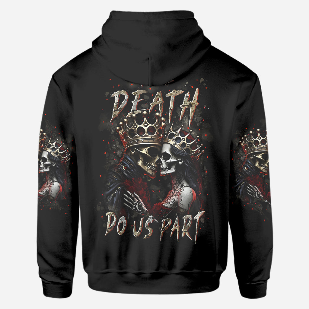 Til Death Do Us Part - Personalized Couple All Over Shirt
