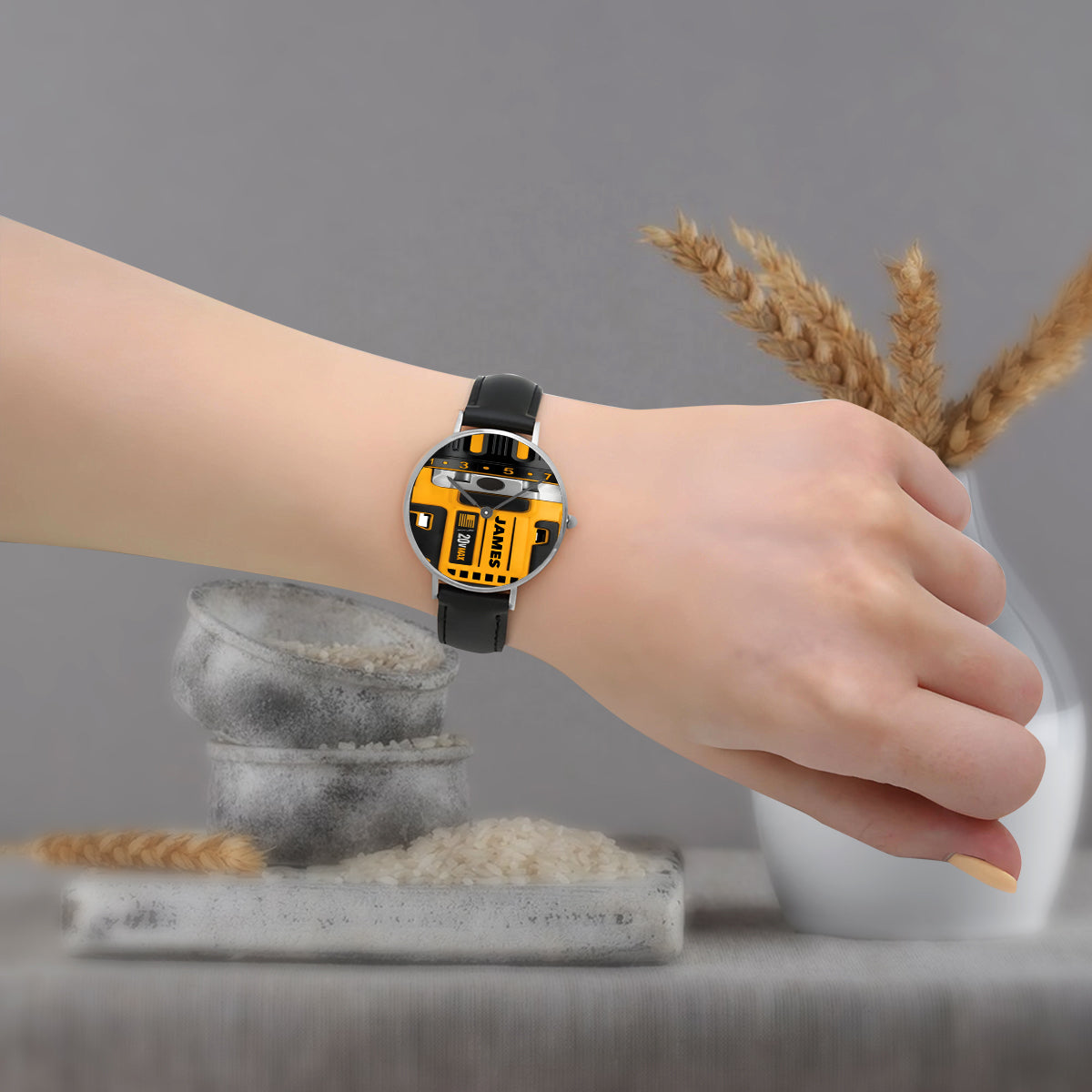 Outil de mécanicien - Montre à main de mécanicien personnalisée