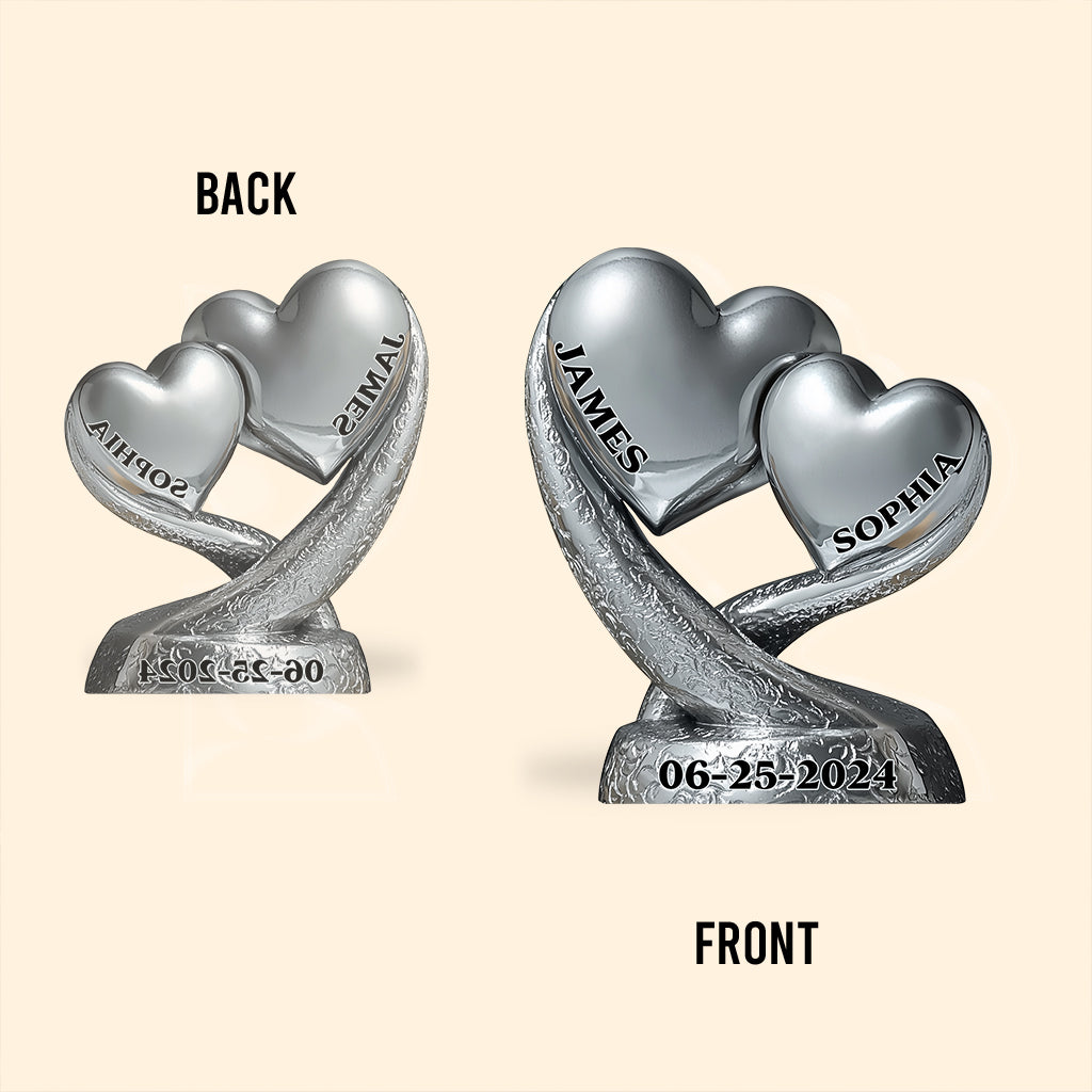 Anniversary Gifts - Personalized Couple Custom Shaped Acrylic Plaque