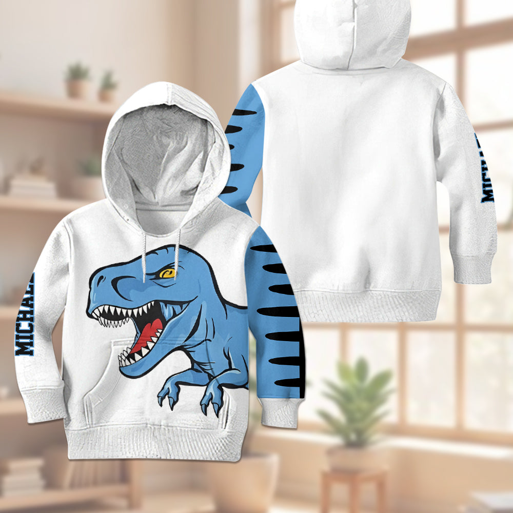 Amour des Dinosaures - Sweat à Capuche Enfant Personnalisé & Pantalon de Jogging Enfant