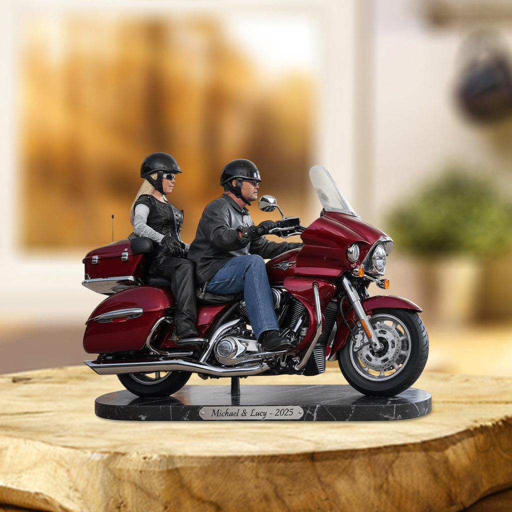 Riding Partners For Life - Personalized Biker Custom Shaped Acrylic Plaque