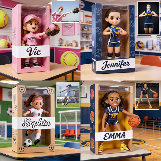 Tout Sport - Softball, Volleyball, Football, Basketball,... - Plaque Acrylique Personnalisée en Forme