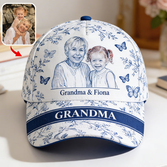 Photo Personnalisée, Titre Personnalisé - Casquette Mère Classique