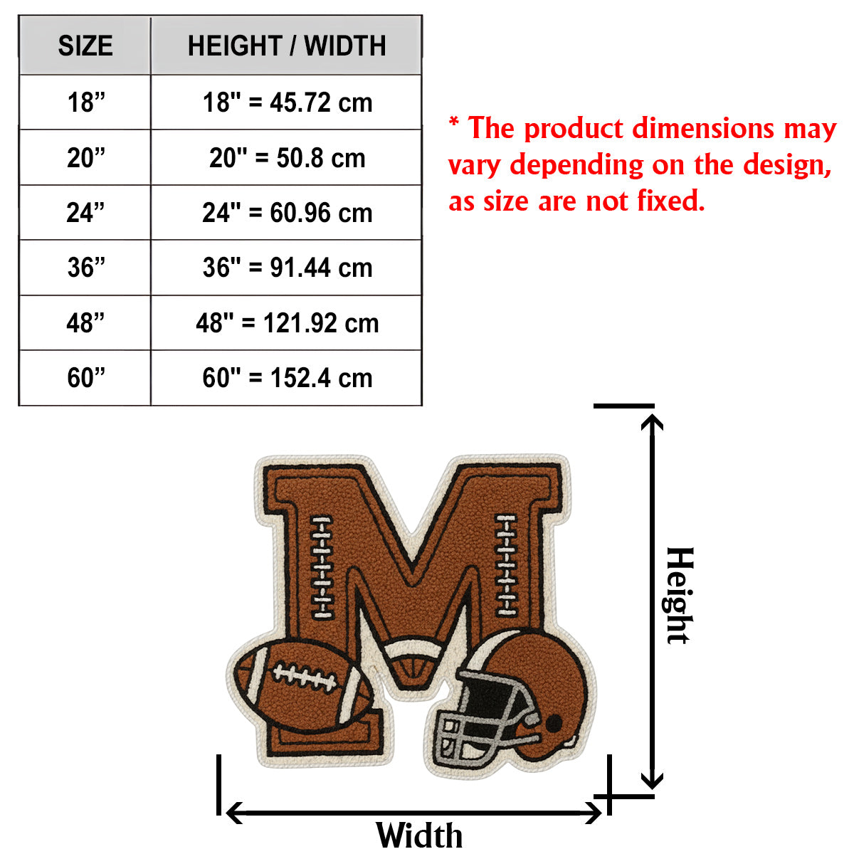 Tapis de sol personnalisé avec initiales de footballeur et motif football antidérapant.
