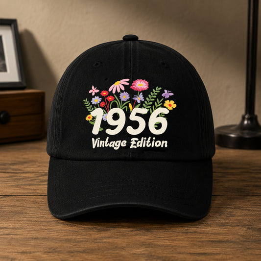 Cadeau d'anniversaire - Casquette classique brodée personnalisée