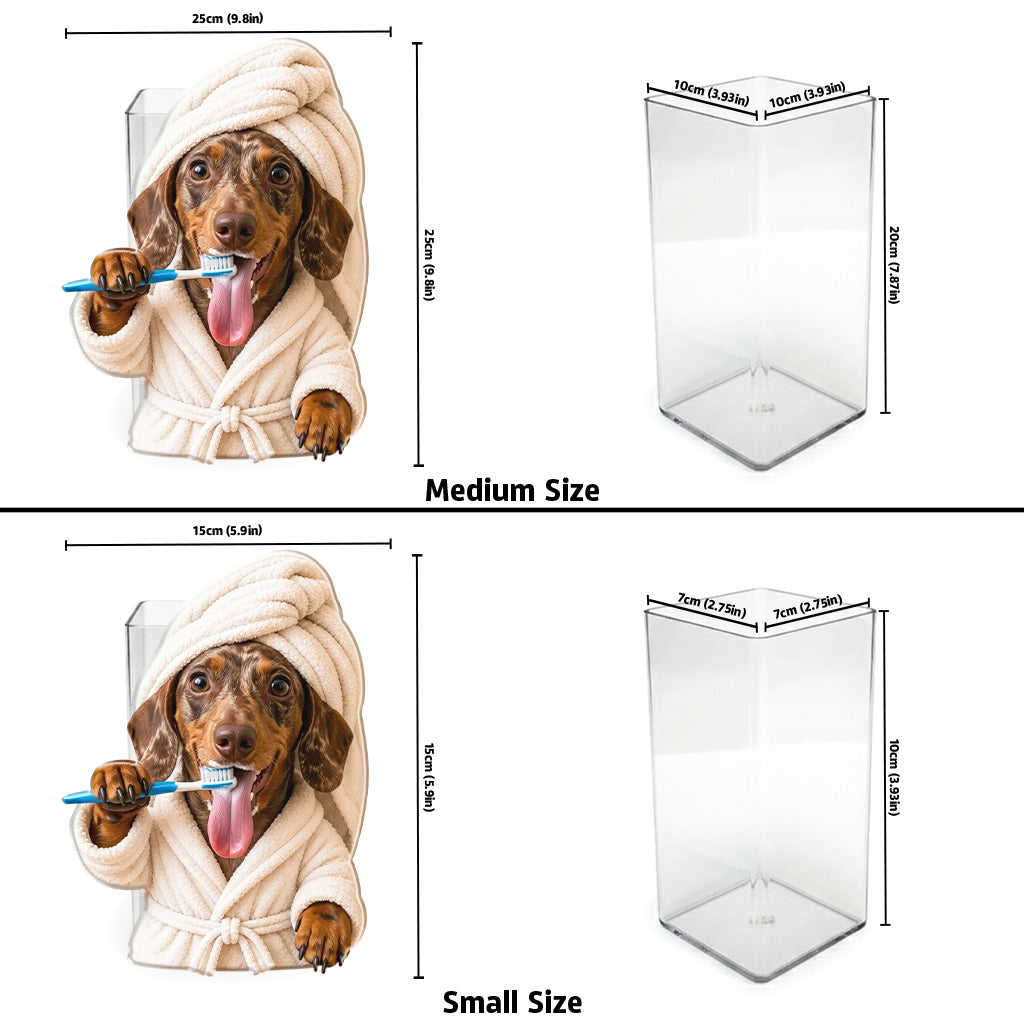 Cadeau pour Amoureux des Animaux - Pot Acrylique Personnalisé pour Chien