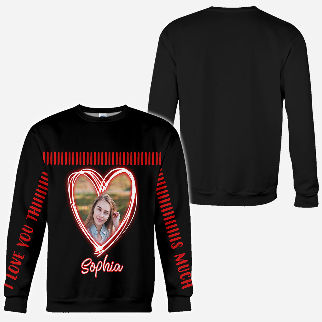 Je t'aime tellement - T-shirt personnalisé pour couple