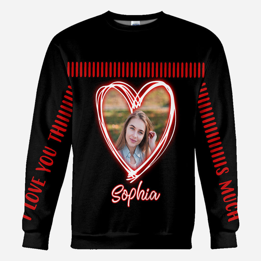 Je t'aime tellement - T-shirt personnalisé pour couple
