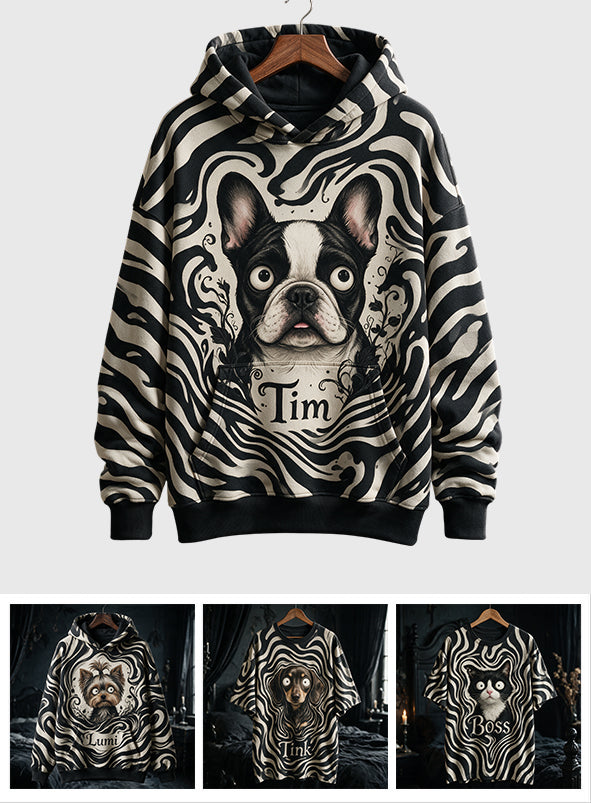 T-shirt/ Hoodie de Style Gothique pour Amoureux des Animaux - Personnalisé