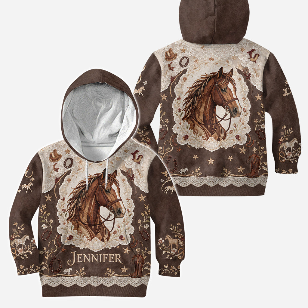 Beautiful Horse - Personalized Horse Hoodie and Leggings