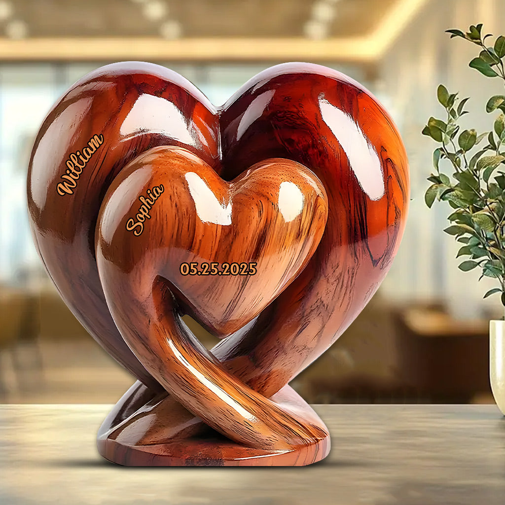 You And Me We Got This - Personalized Couple Custom Shaped Wood Plaque