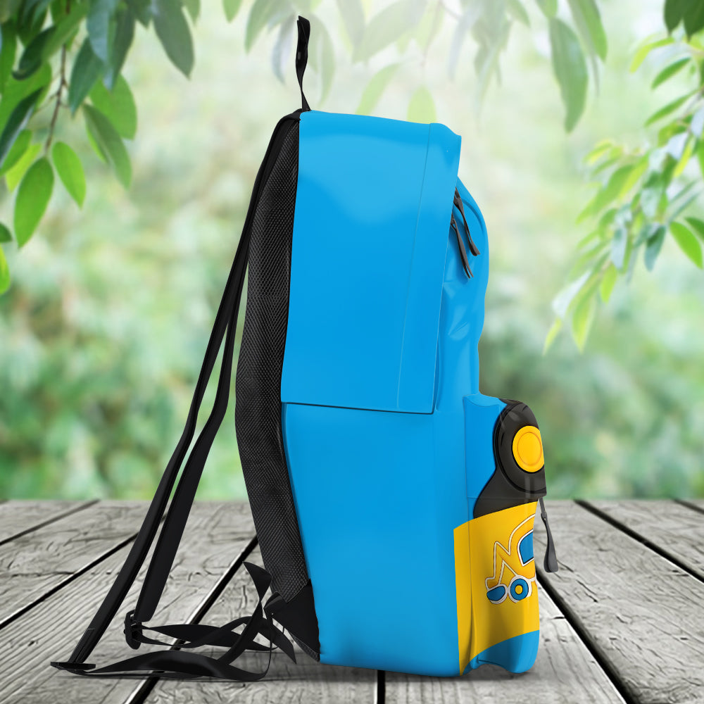 Sac à dos enfant personnalisé sur le thème des excavatrices - Cadeau mignon pour enfants