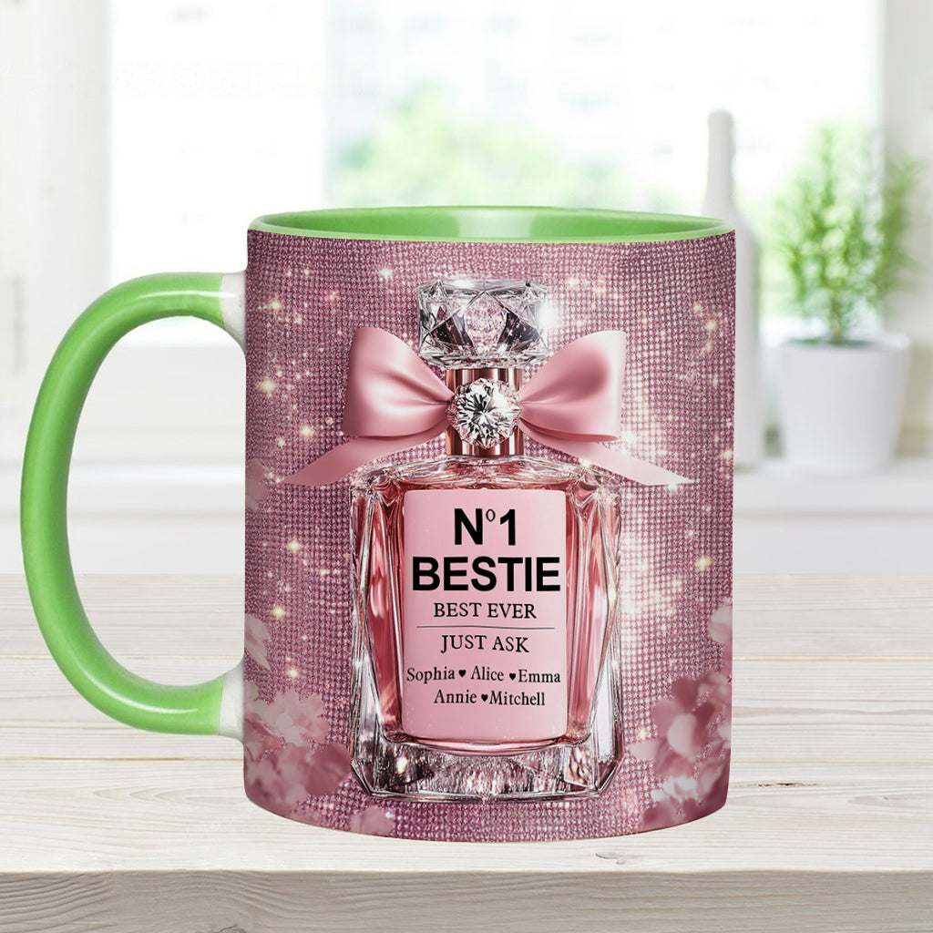 N01 Besties - Personalized Bestie Accent Mug