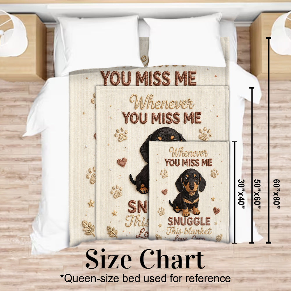 Keepsake Gift for Dog Owners - Personalized Dog Blanket