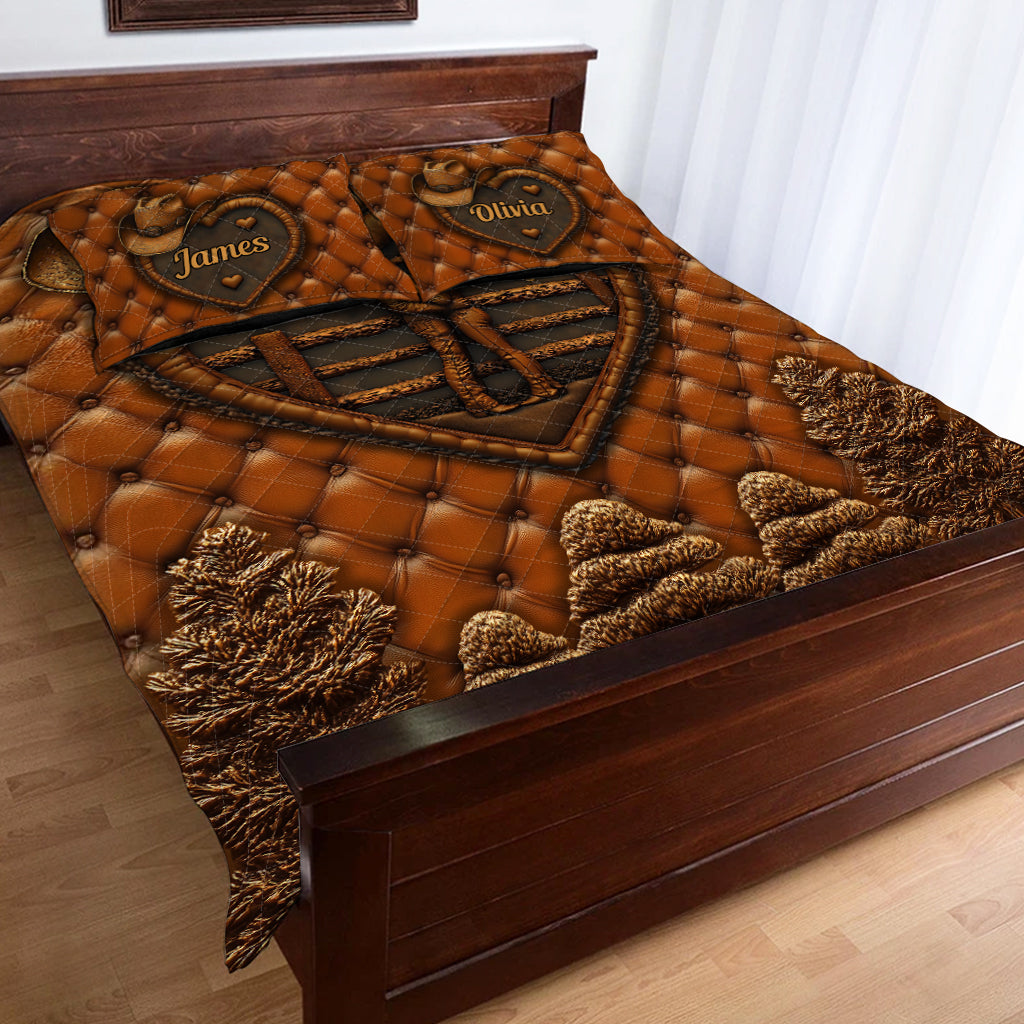 À tes côtés - Ensemble de courtepointe personnalisé pour fille de campagne