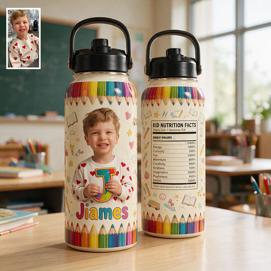 Bouteille d'Eau Personnalisée pour Enfant - Génial