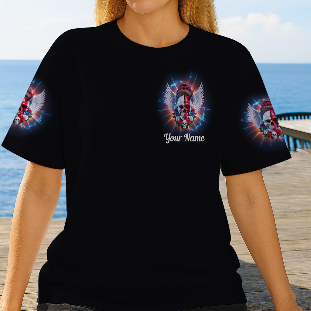 It's Going To Be One Of Those Days - Personalized Skull All Over Shirt