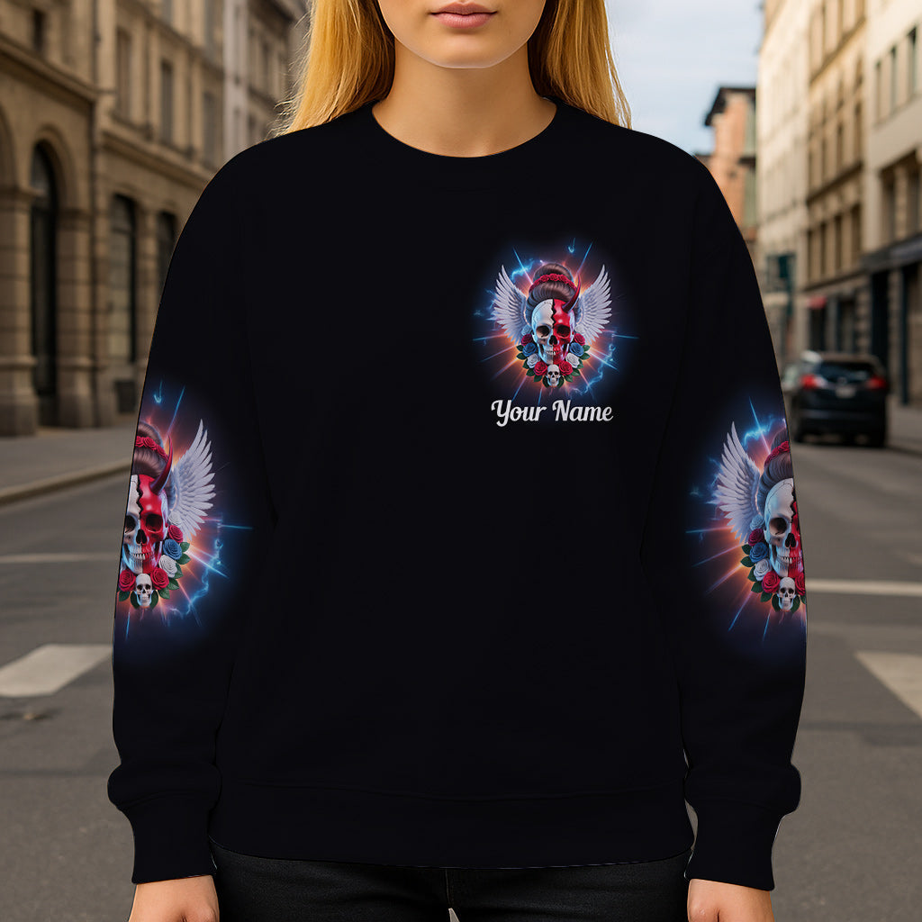 It's Going To Be One Of Those Days - Personalized Skull All Over Shirt