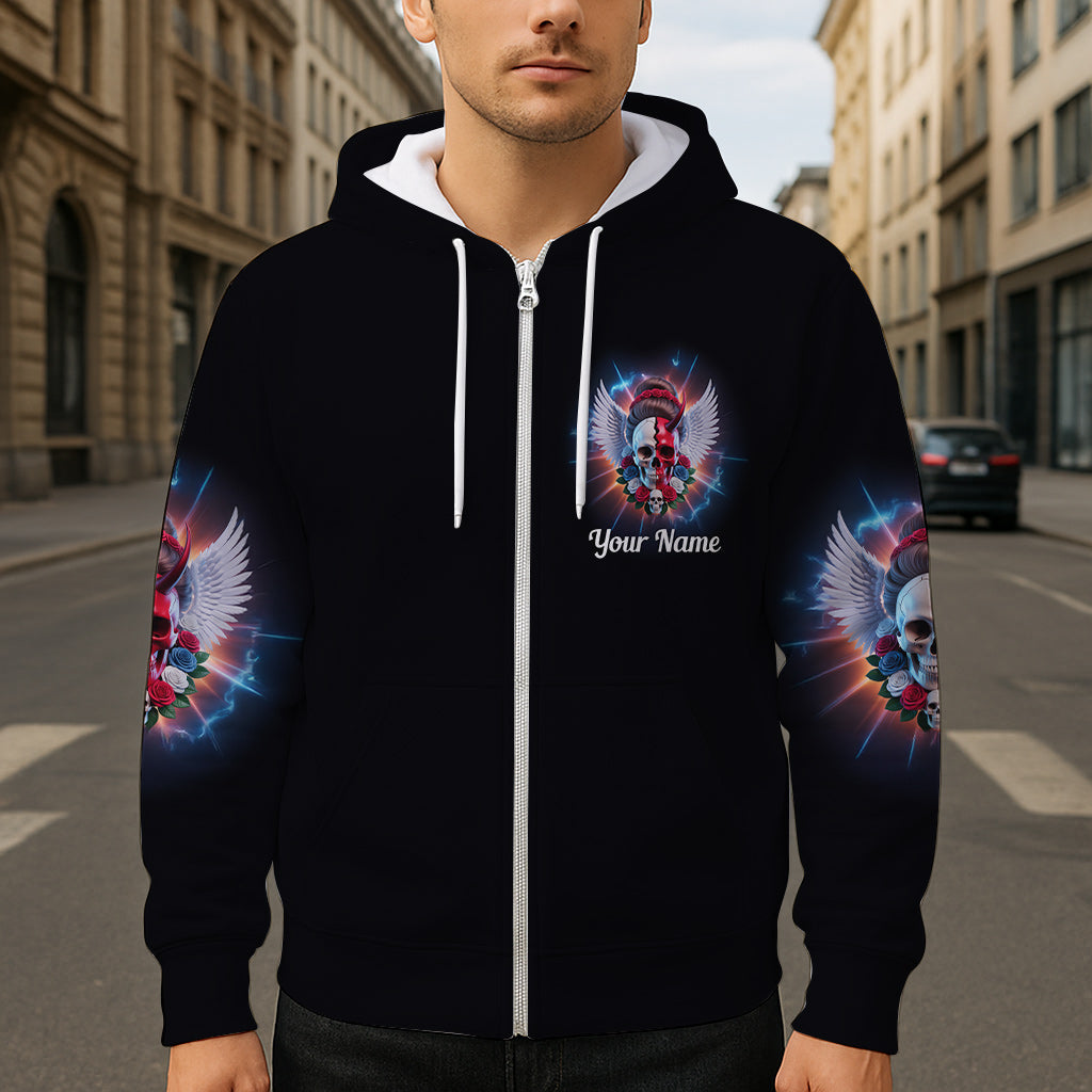 It's Going To Be One Of Those Days - Personalized Skull All Over Shirt