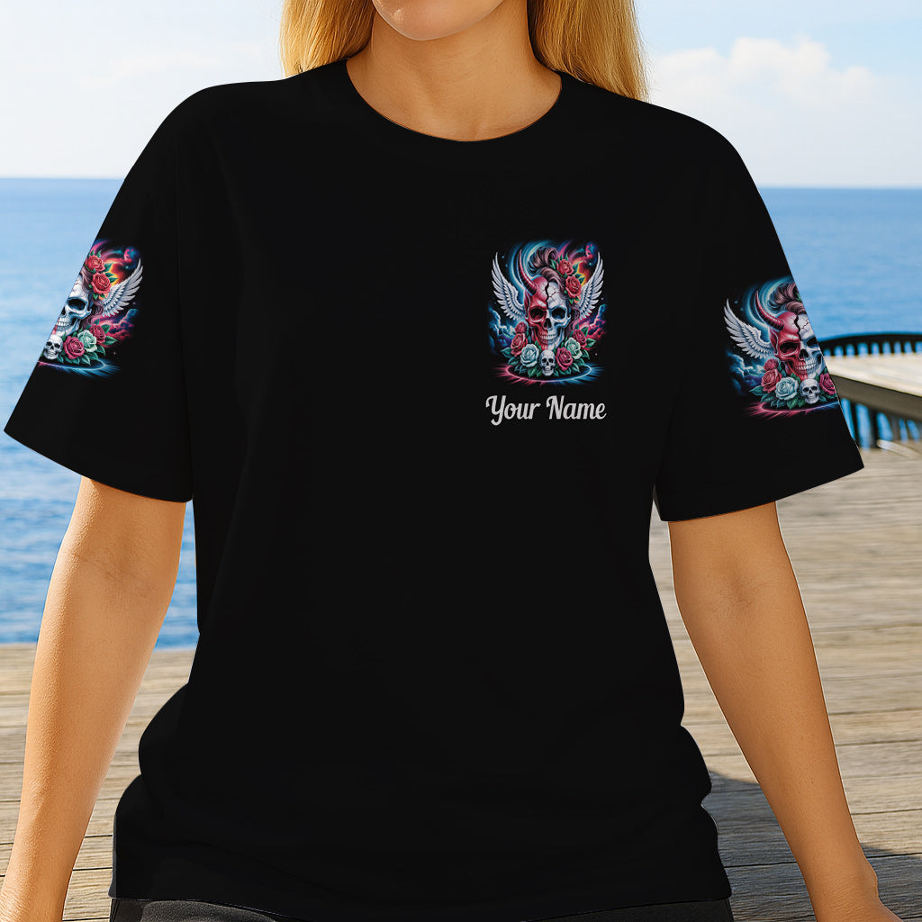 It's Going To Be One Of Those Days - Personalized Skull All Over Shirt