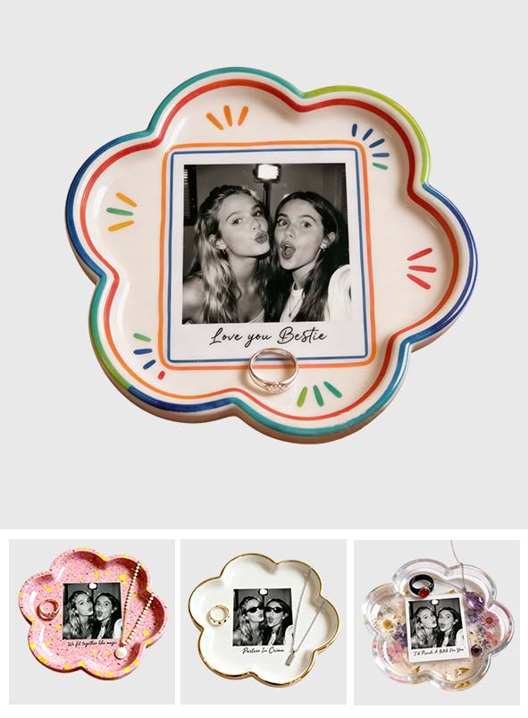 Plateau idéal pour elle - Plateau fourre-tout personnalisé pour meilleure amie