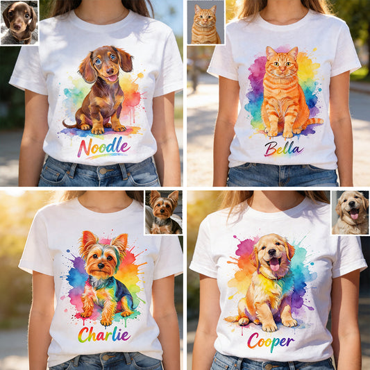 Photo Personnalisée - T-shirt et Sweat à Capuche pour Chien