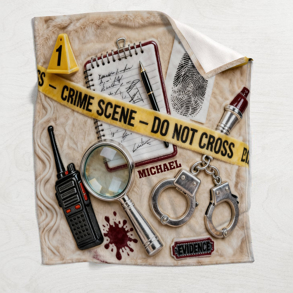 Cadeaux pour les passionnés de faits divers - Couverture personnalisée sur le thème des faits divers