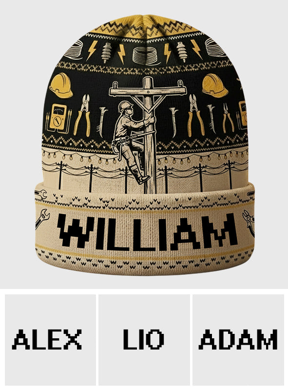 Vie de monteur de lignes - Bonnet personnalisé pour monteur de lignes