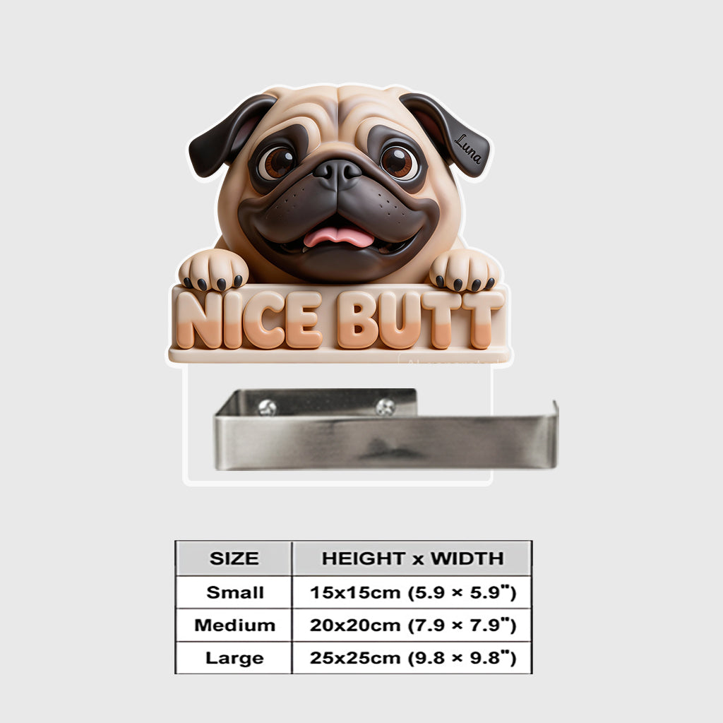 Porte-papier toilette pour chien personnalisé à partir de n'importe quelle photo -
