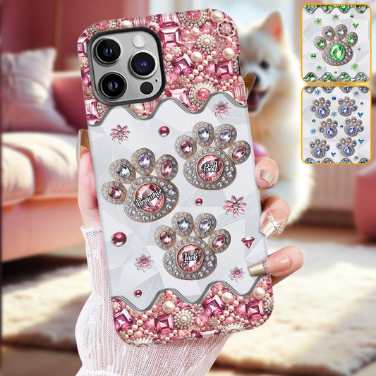 Life Is Better With My Dogs - Personalized Dog Full Print Phone Case