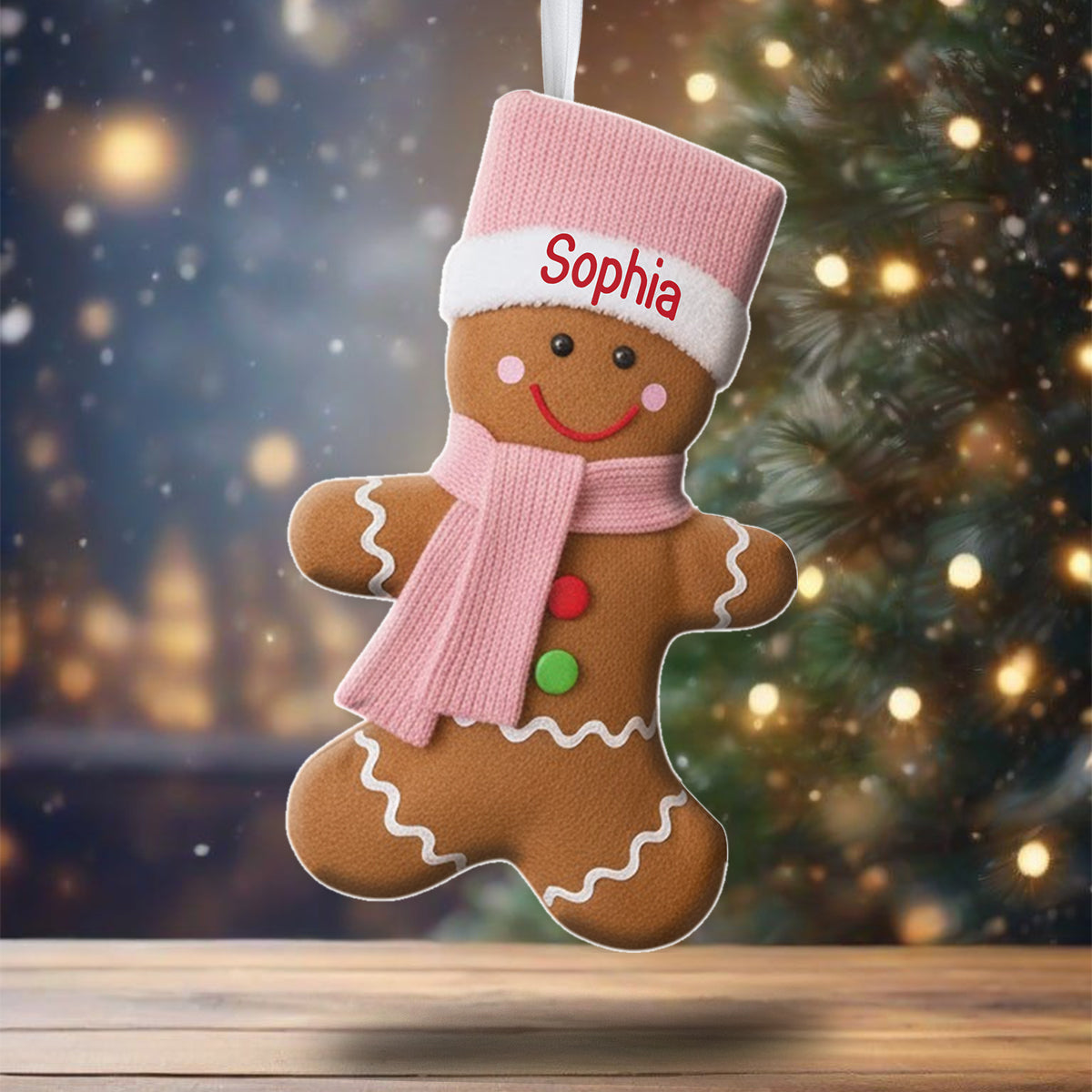 Joyeux Noël - Chaussette de Noël personnalisée en forme de famille