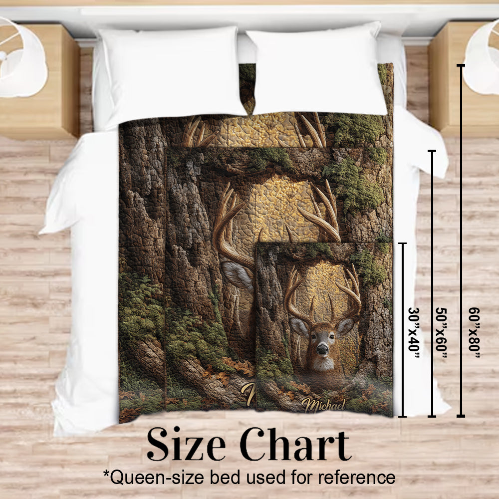 Love Hunting - Personalized Hunting Blanket