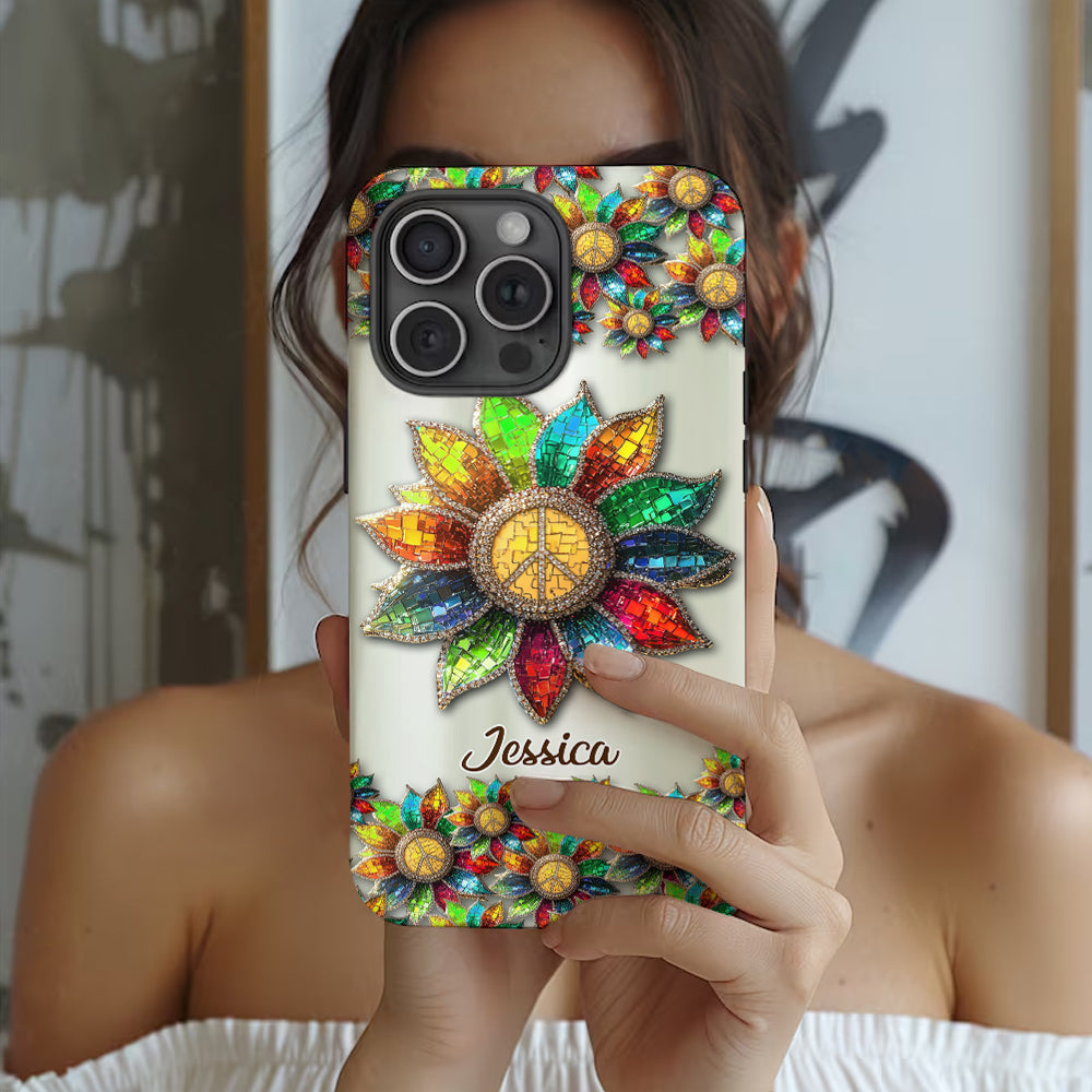 Coque de téléphone personnalisée Hippie Soul - Motif hippie intégral