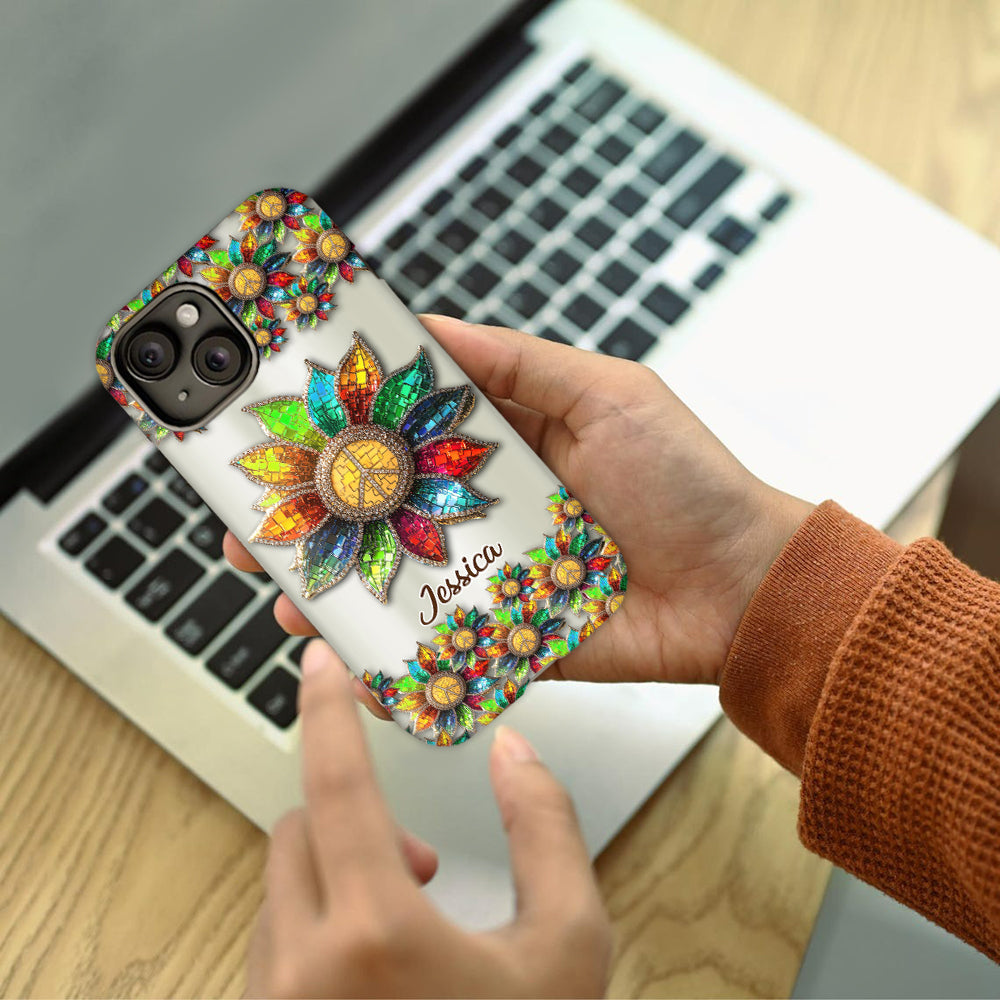 Coque de téléphone personnalisée Hippie Soul - Motif hippie intégral