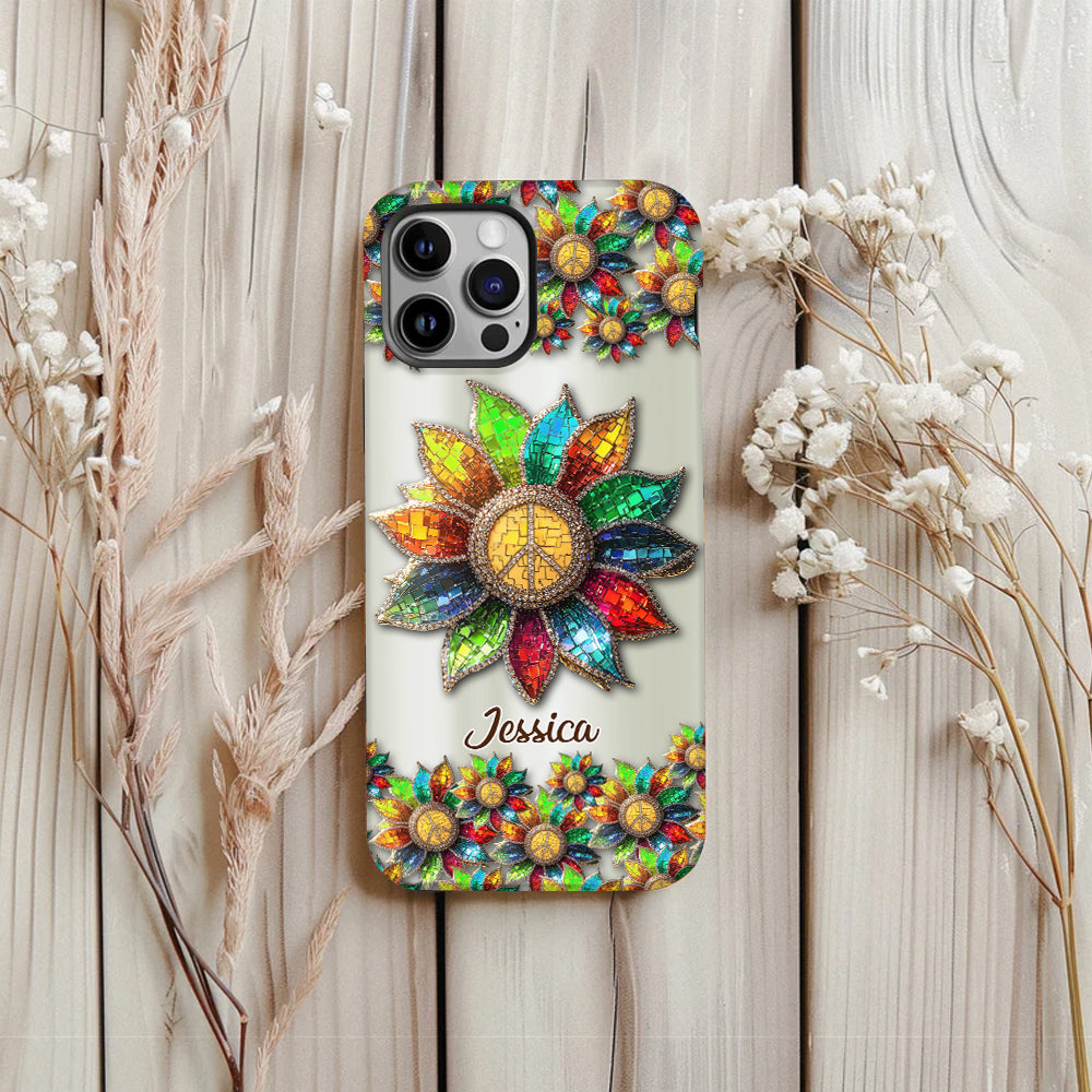Coque de téléphone personnalisée Hippie Soul - Motif hippie intégral
