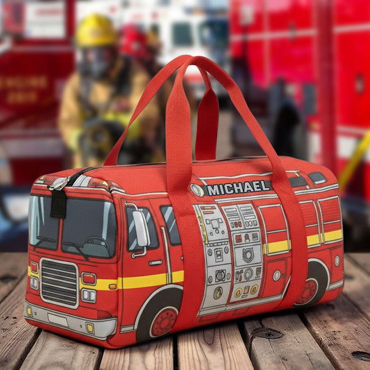 Firefighter Dept - Personalized Firefighter Duffle Bag