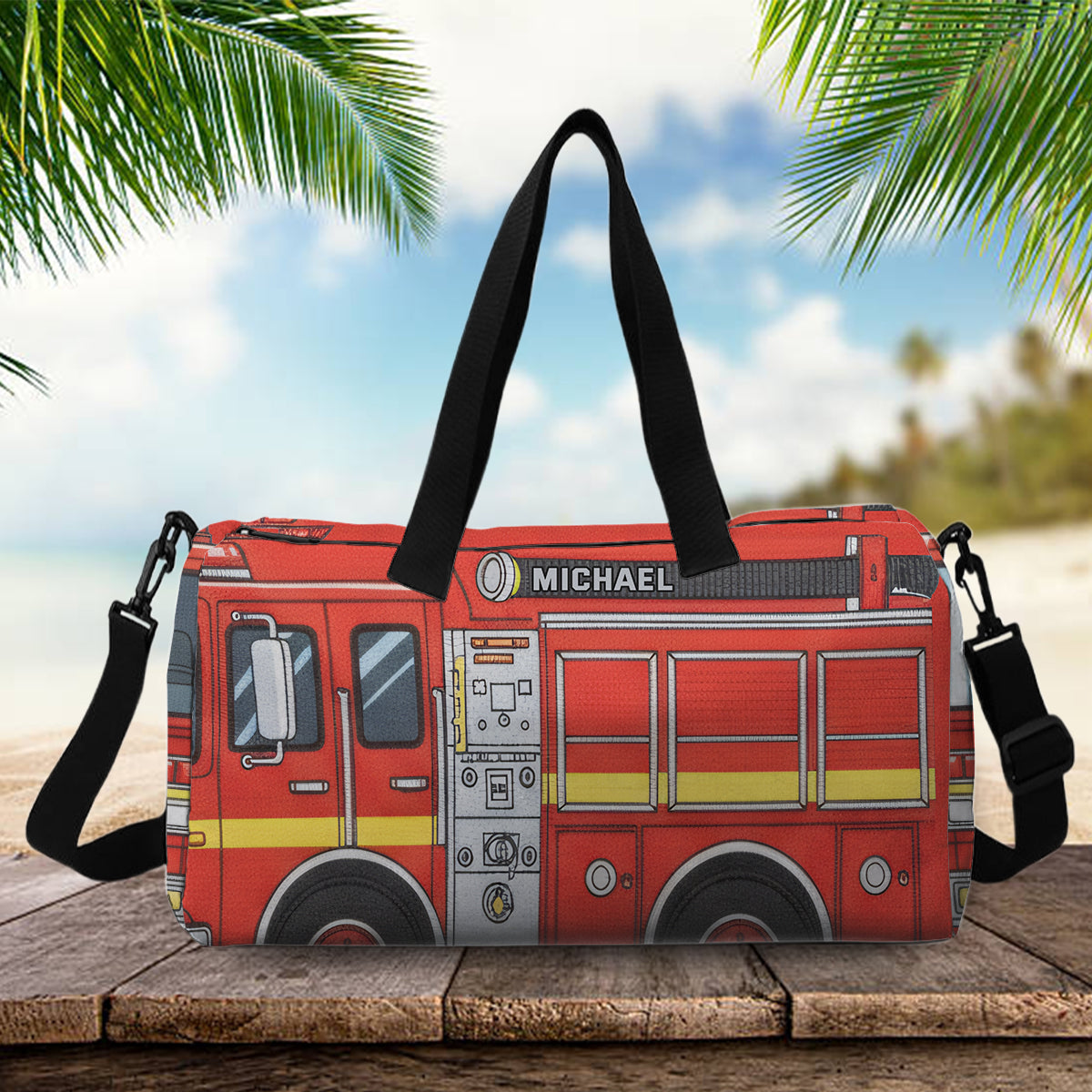 Service des pompiers - Sac de sport personnalisé pour pompiers