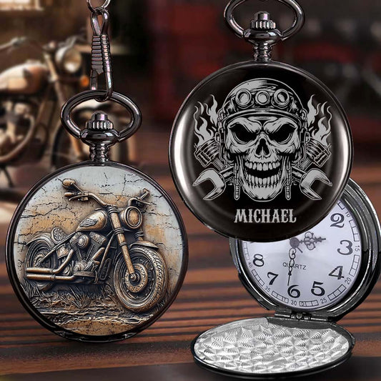 La vie derrière les barreaux - Montre de poche personnalisée pour moto cross