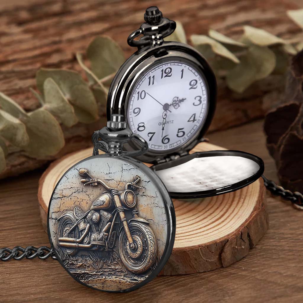 Life Behind Bars - Personalized Dirt Bike Pocket Watch