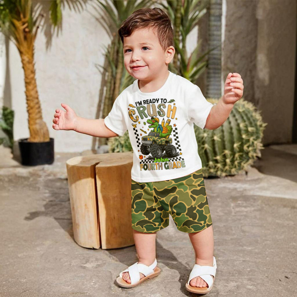 I'm Ready To Crush Kid Kid T-shirt & Shorts