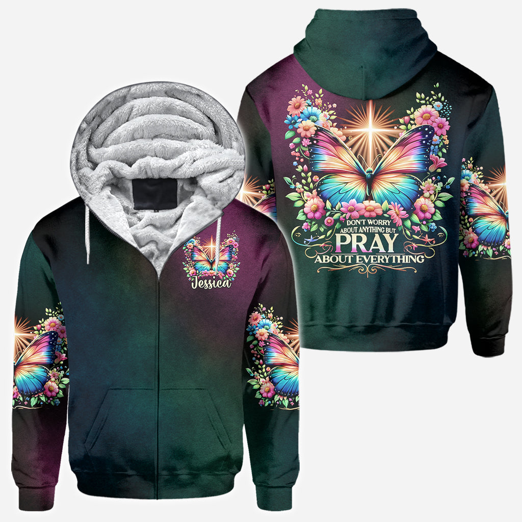 Priez pour tout - T-shirt chrétien personnalisé