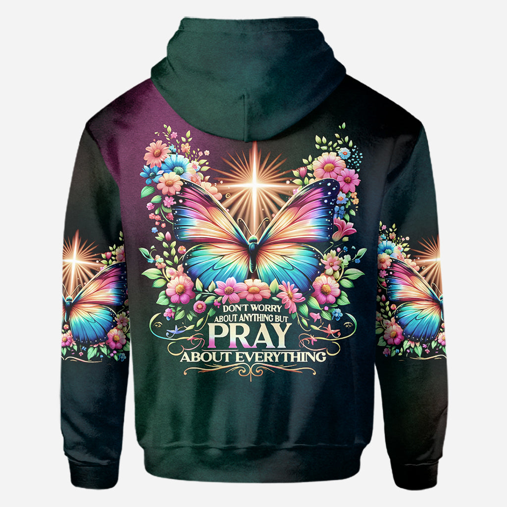 Priez pour tout - T-shirt chrétien personnalisé