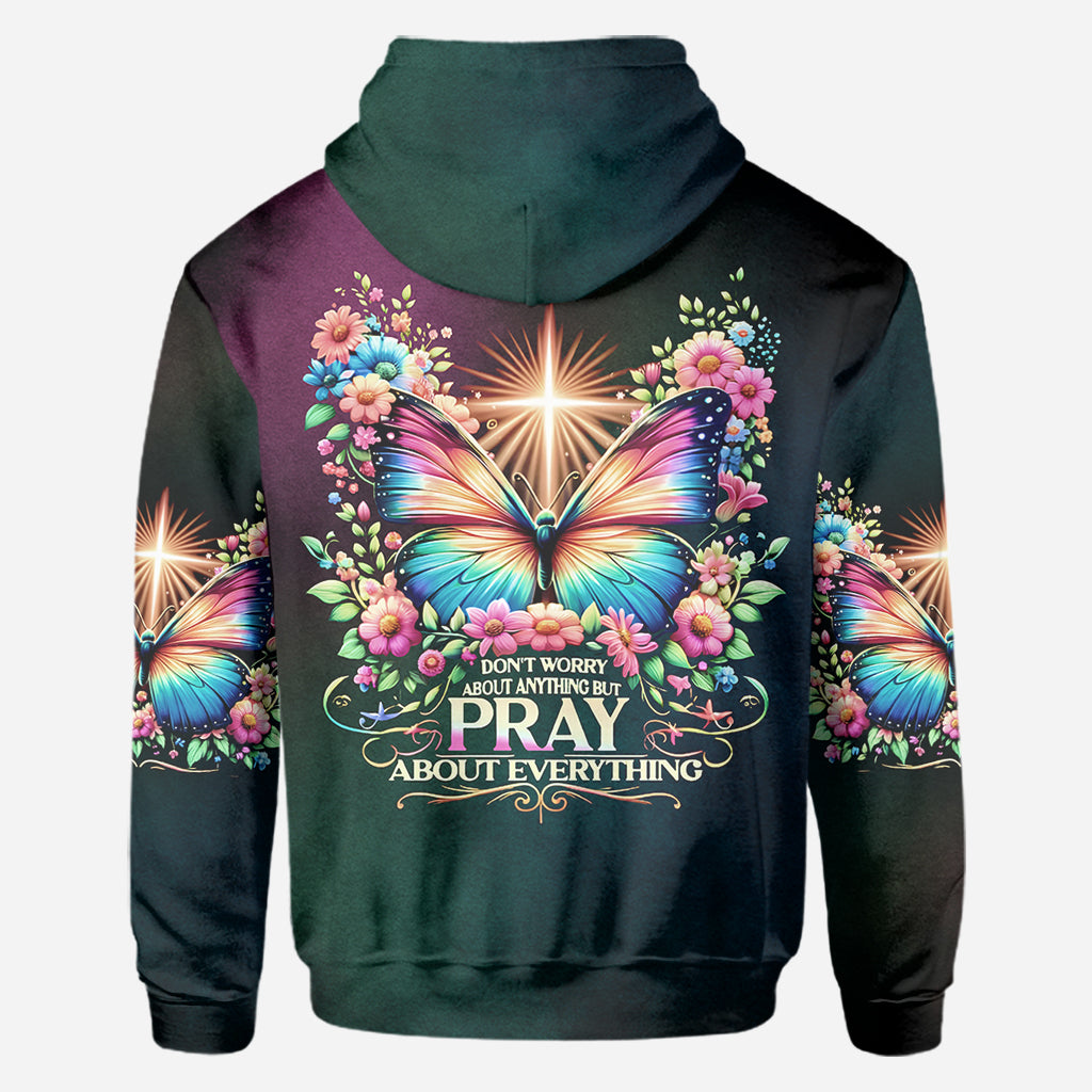 Priez pour tout - T-shirt chrétien personnalisé