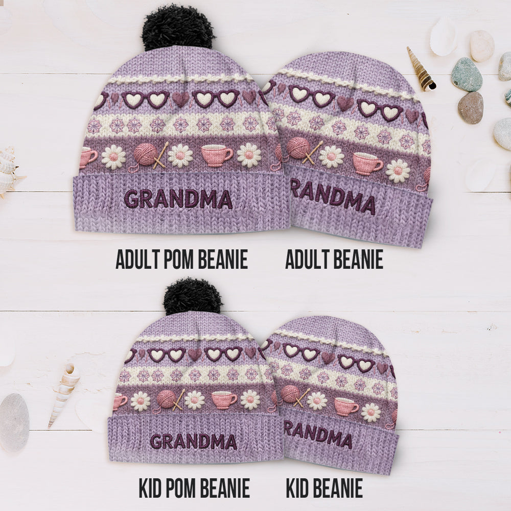 Bonnet personnalisé pour grand-mère